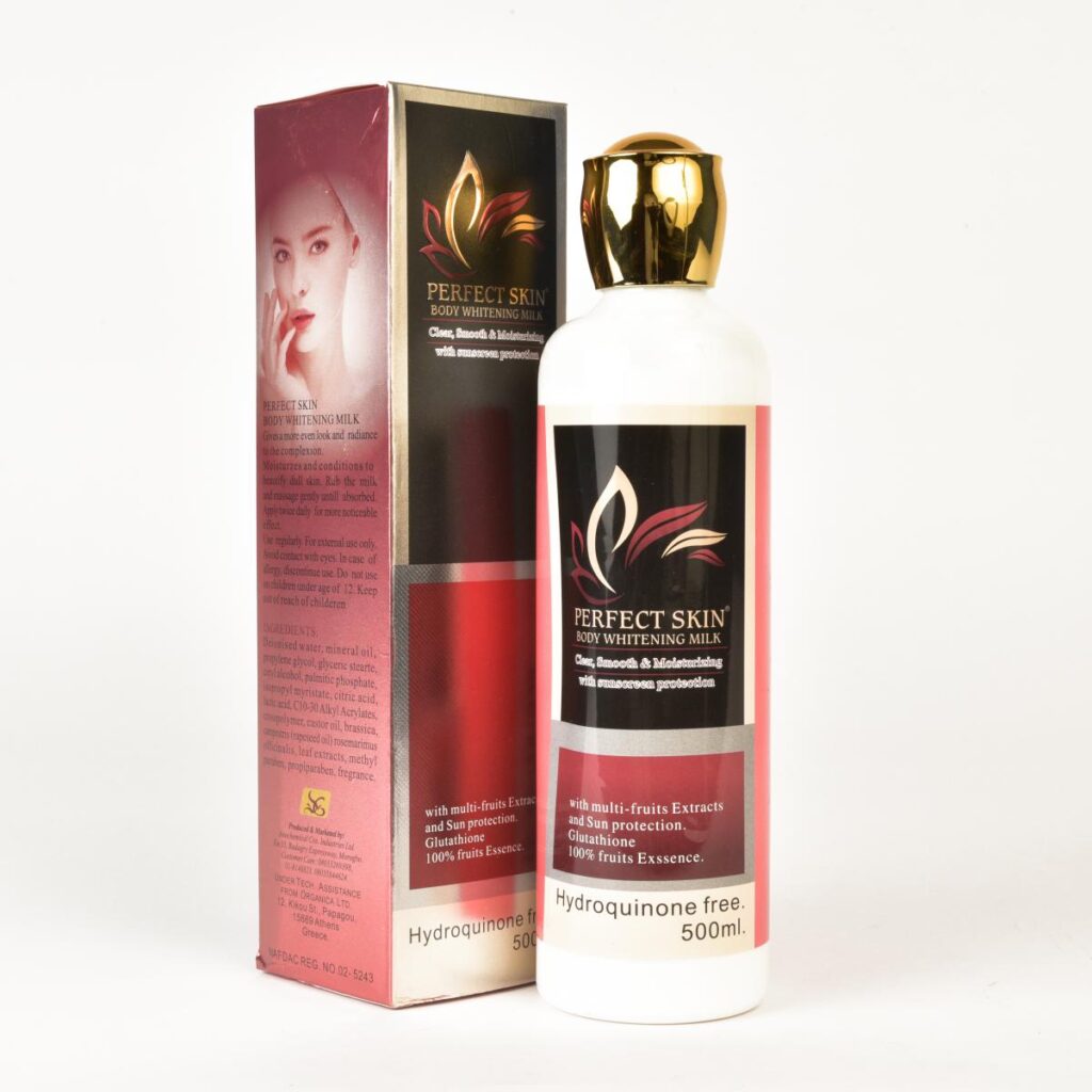 Perfect skin body whitening milk